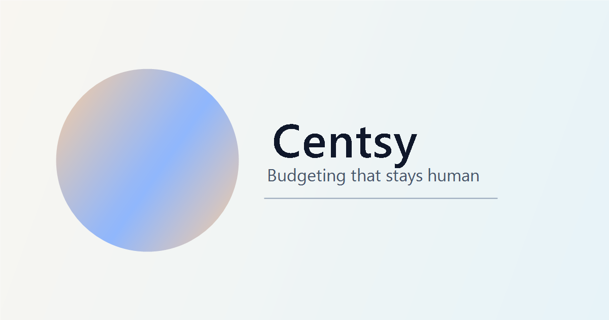 Centsy | Cash-flow budgeting app